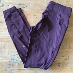 LuluLemon fleece leggings